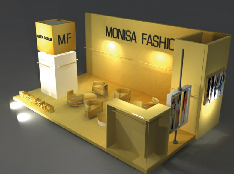Diseño de stand ferial Monisa Fashion