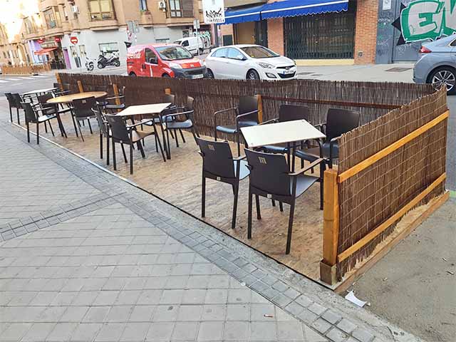 Terrazas para bares y restaurantes